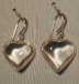Quartz Crystal Heart Earrings